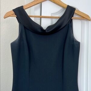 KENAR Elegant Maxi Black Sleeveless Dress